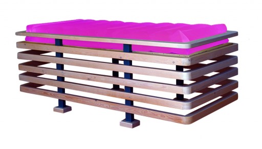 Beheizbares Wasserbett Massagepraxis Harmony Wood FratelliMora mit Farbtherapie 219